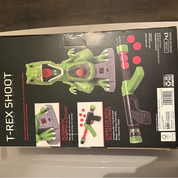 T-Rex Shoot Reptile Toy - Green - Picture 2 of 2